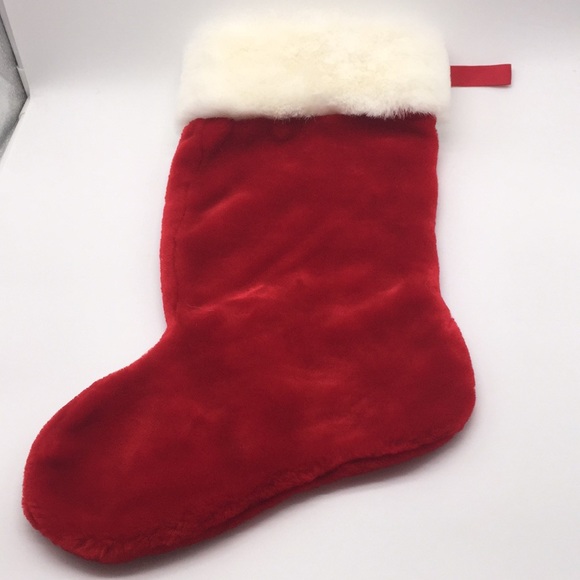 Christmas Stocking Velvet with Faux Fur Cuff 18” - Picture 3 of 7